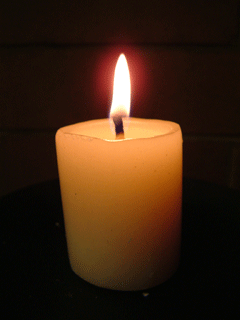 A real candle